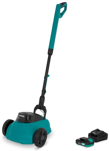 Vonroc Mini Tondeuse à Gazon sans Fil 20 V - Largeur de Coupe 22 cm - Hauteur de Coupe Réglable 30-50 mm - avec Batterie pour Petites et Moyennes Surfaces