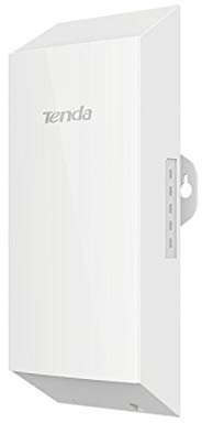 Tenda O1 Access Point Outdoor WLAN Bridge CPE (300 Mbit/s auf 2,4GHz, 8dBi Richtantenne, PoE, 500m Reichweite, zentrales Management, IP65 Wasserdicht)