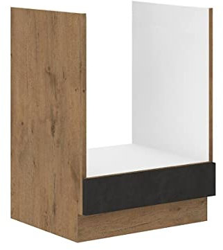 Kuechen-preisbombe Vigo Herdunterschrank 60 cm Eiche Lancelot Matera Grau Küchenzeile Küchenblock