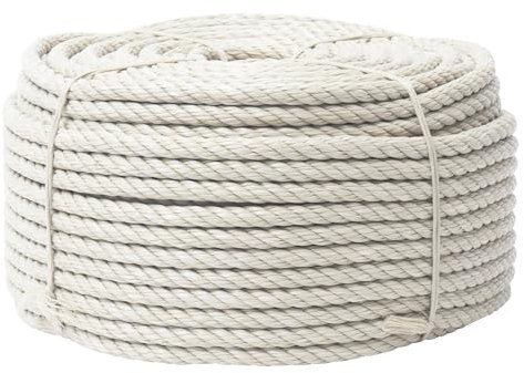 Corde beige 100 mètres WERKA PRO Ø 12 mm (résistance ± 1940 kg)
