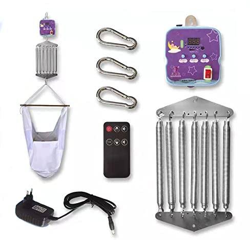 UltraNurtureest Baby Bouncer Controller, elektrische Aufhängen auf und ab Schwingkradle Hängematte 7 Federn, bis zu 20 kg Remote Controller