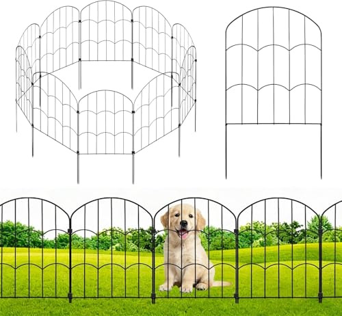 SUNJULY 10PCS Artificial Ivy Privacy Fence Screen, 1M*3M Expandable Artificial Hedges Fence and Faux Ivy, Garden Privacy Screening Wall Panel Vine Leaf Decoration, UV Resistant