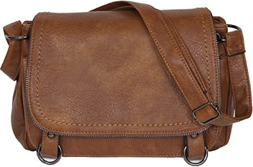 Sac femme Bandoulière Cuir PU | Besace Femme Bandoulière Cuir PU | Sac à Main Cuir PU Femmes | Sac Femme Porté épaule ‘Flora’