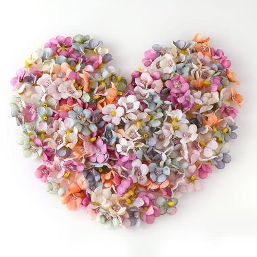 50-100 STK. 2cm Mini Gänseblümchen Blütenkopf Multicolor Seide Kunstblume Für Party Hochzeit Heimdekoration DIY Girlande Kopfschmuck-Mix 1,50 STK