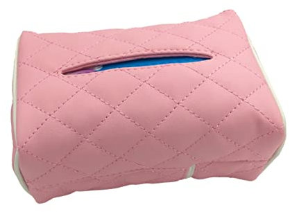 CIYODO Auto Taschentuchbox Halter Papiertücher Kasten Fürs Auto Serviettenhalter Aus Pu-Leder Installieren Papieraufbewahrungsbox Rücksitz