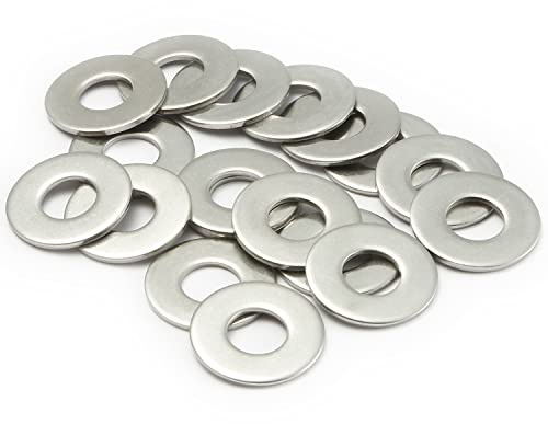 AMLOOPH Unterlegscheiben M8, Große Flach Unterlegscheiben M8 X 15mm Dicke 1,5mm Edelstahl Beilagscheiben DIN125 A2 V2A (50 Stück) M8 Unterlegscheiben Edelstahl Für Schrauben & Muttern & Gewindestange