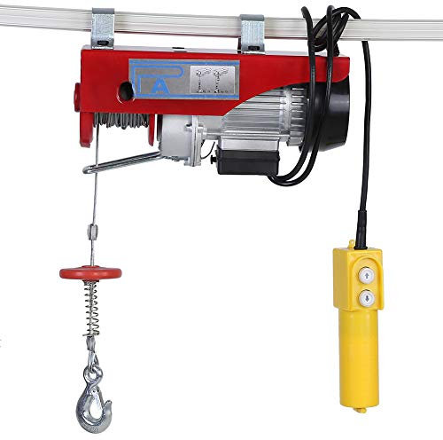 100/200kg Palan électrique à Câble De Levage Grue Suspendue EU Plug 220V, Palan électrique à Câble Pour Usines Entrepôt Garage Levage Et Levage