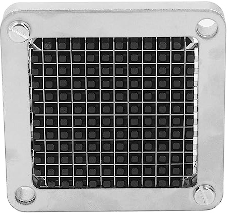 Pyhodi Lame de Rechange pour Coupe-Frites, Assemblage de Lames et Bloc Poussoir pour Coupe-Frites Commercial, Lame de Découpeuse Manuelle de Pommes de Terre en Acier Inoxydable pour (6mm)