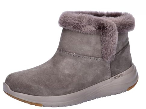 Skechers dam go Stellar mysig steg ankelstövel, Brun, 37 EU