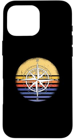 iPhone 16 Pro Max Geocacher Retro Sunset Geocaching Case