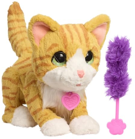 furReal Jouet interactif Chaton Bella de mesurant 25,4 cm de Haut, Plus de 30 Sons et réactions, Animaux en Peluche, Jouets pour Enfants de 4 Ans et Plus par Just Play