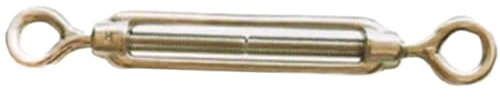 ZHOUXYFDC Spannschloss 1pc M4/M5/M6/M8 Spannschloss Bolzen Haken Rigging Auge Schraube Draht Seil Spannen Spanner Engen Stecker(M4,O to O)