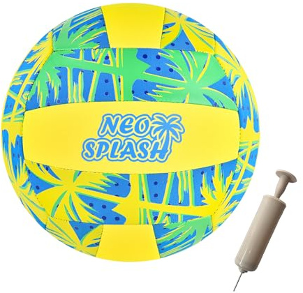 NEO-SPLASH Volleybälle offizieller Größe 5 Indoor Outdoor Beachvolleybälle Neopren (AAY, 5)