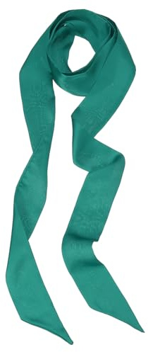 PATIKIL Sciarpa Nastro Elegante, Sciarpa Sottile Soltantelore Pura Lunga Foulard Seta Cravatta Cinture Fascia Per Capelli Fascia Per Testa Nastro Legatura Per Donne, Blu Lago