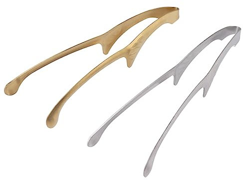 Pinze da Griglia, Pinze Barbecue 2pc con Lunghe Lunghe Griglie Barbecue in Acciaio Inossidabile per Cuocere, Grigliarsi,