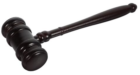 Homoyoyo Mazo De Madera Maciza Para Juez Martillo De Subasta De Madera Para Eventos De Subasta y Ceremonias Judiciales Mazo De Juez