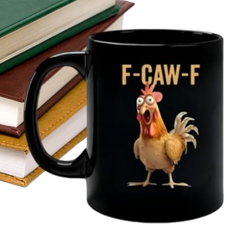 Générique Rooster kaffemuggar | Keramisk bondgård mugg med ergonomiskt handtag - bondgård kaffemugg - för frukost dam mamma amatör djur