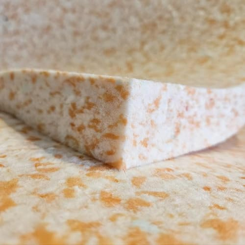 Verbundschaum RG 120 Dämmung, Trittschalldämmung & Schallschutz druckfest & formstabil | 1–6 cm Stärke | Größen: 50×50, 100×50, 100×100, 100×200 cm | Made in Germany (Bunt, 50x50x7 cm)