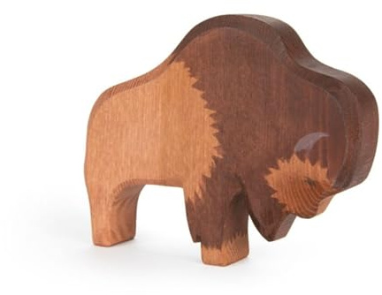 Ostheimer - 28210 - Bison, Holz, Handarbeit, 16,6cm x 12,8cm x 3cm