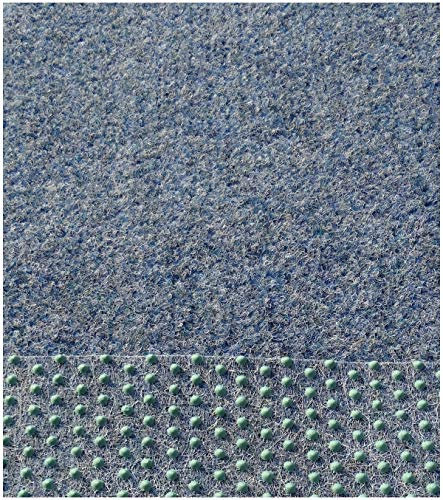 Kunstrasen, Rasenteppich,133/200 /400 cm Breite, blau-grau, (400 x 200 cm)