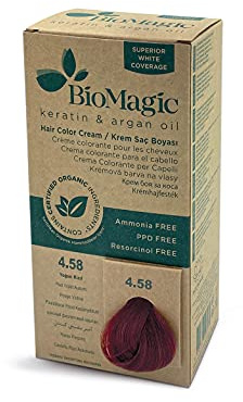 BIOMAGIC HAIR COLOR - 4/58 RED VIOLET AUBURN
