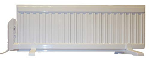 Low Profile (1380 x 300 mm) 800W Oil Filled Electric Radiator Heater - Wall Mounted or Portable with LCD Thermostat Programmable