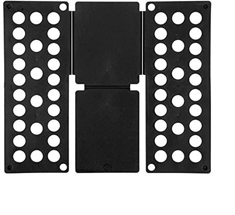 T-shirt Faltbare Board T Shirts Kleidung Ordner Robust Kunststoff Wäscherei Ordner Faltbare Better Flippenfolade (Farbe : Schwarz, Größe : Kinder)