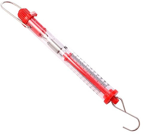 PLAFOPE 2stücke Tragbare Mechanische Federwaage Zylinder-dynamometer Mit Aufhängehaken Für Schule Messung Transparentes Design Farbe Zufällig Lehrmittel Für Physikexperimente