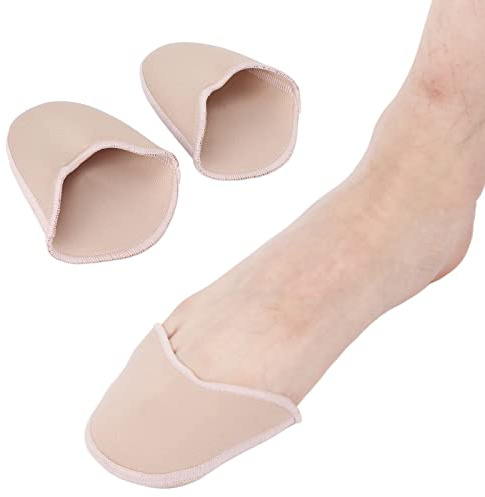 ANKROYU Spitzenschoner für Ballettschuhe, Soft Strickstoff Zehenschutz für Ballettschuhe, Balletteinlagen Fußpflege Schuhpolster für Tanzen und Sport