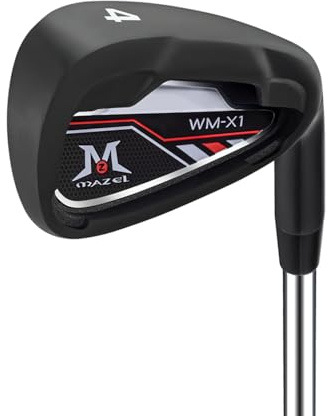 MAZEL WM-X1/2 Individual Men Golf Club Irons 1,2,3,4,5,6,7,8,9,Pitching Wedge,Approach Wedge,Sand Wedge with Graphite/Steel Shafts for Right Handed