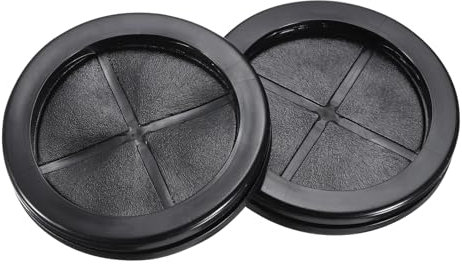 QUARKZMAN Guarnizione in Gomma Rotonda a Doppia Faccia Diametro Montaggio 80mm ID 70mm per Protezione Cavi 20pz