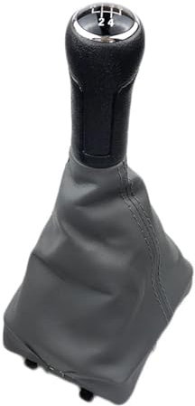 Toiumops Schaltknauf Schaltsack für VW Polo 9N 9N2 9N3/2001–2009, Auto-Schaltknauf-Manschettenmanschetten-Abdeckung