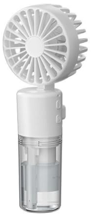 ISAKEN – Mini ventilateur Portable avec 4 vitesses, Rechargeable par USB, alimenté par brouillard d'eau, pour le bureau, les voyages, la maison et l'extérieur
