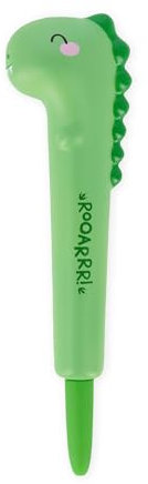 Legami - Penna Gel Antistress Squeezies, Tema Dino, Cancelleria Per Scrivere Rilassarsi Concentrarsi, Penna Anti Stress, Super Morbida, Inchiostro Blu, Diametro Punta 1 mm