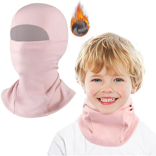 GFORI Kinder Sturmhaube Winter Balaclava Skimaske Winddicht Warm für Fahrrad Ski, Kinder Schlupfmütze & Schalmütze, Thermo Sturmmaske für Jungen/Mädchen, Einheitsgröße