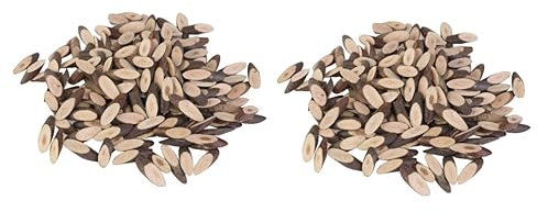 VILLCASE 2 Sets Glatte Oberfläche 3 5 Cm Massive Holzscheiben Zum Basteln Holzbaumscheiben Dekorationen 100 Stück X 2