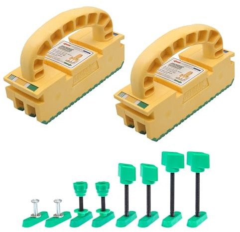 MICROJIG Grr-ripper 2GO 3D Pushblock (Double Pack) and Matchfit Variety Dovetail Hardware for Table Saws, Jointers, Router Table