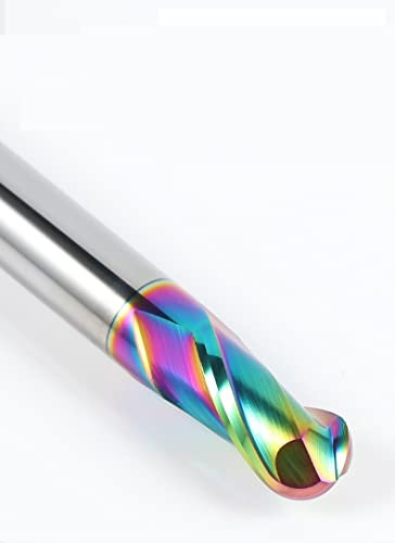 1 Stück Kugelkopffräser R0.5-R10 Schaftdurchmesser 2 Flöten Wolframkarbid-Fräser CNC-Fräser-Bit-Werkzeug for Kupfer-Aluminium-Cutter(R1.5X4X50)
