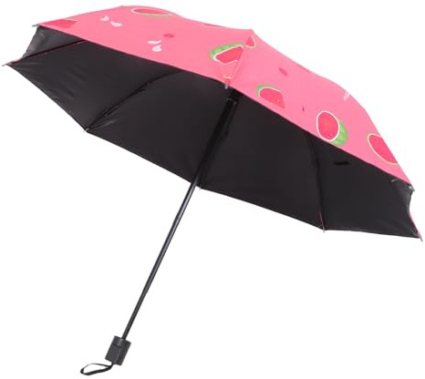 PACKOVE lindo paraguas suministra soporte móvil red de sombreado de red de cerca botellas de agua sombrilla de viaje sombrilla japonesa paraguas para mujer con estilo paño de rojo