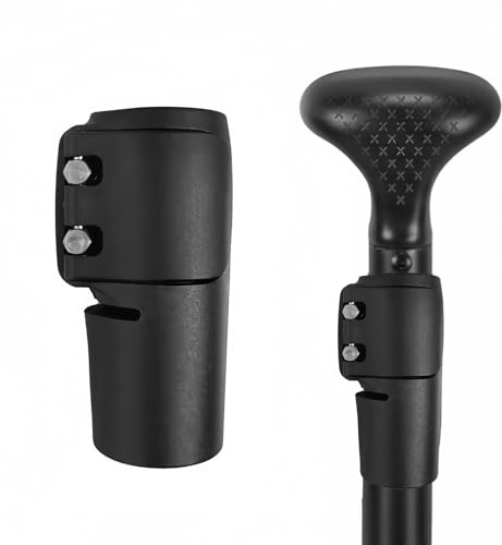 brileze SUP Paddelklemme mit Schnellspanner Verstellbare Paddelschaft-Klemme für SUP-Paddel Schnellverschluss für Stand-Up-Paddling Einfache Montage Kompatibel mit meisten SUP-Paddeln (Schwarz)