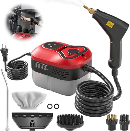 Saker Steam Cleaner for Home,6-Level Adjustable Steamer for Cleaning,Portable Handheld Steam Cleaner,Portable Steamer for Living Room,Kitchen,Bathroom Cleaning