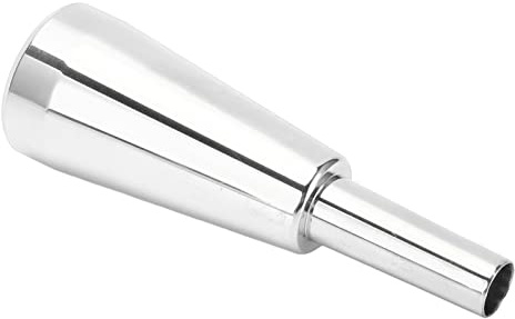 ACOGEDO Embout de Trompette en Métal de qualité Supérieure 3C avec Finition Argentée pour une qualité Sonore et une durabilité Améliorées (SILVER)