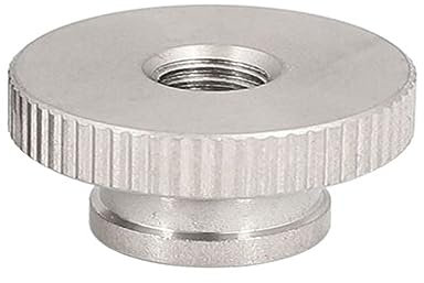 Handdrehschraube M2/M2,5 / M3/M4/M5/M6 Rändelmutter mit hohem Kopf, 304 Edelstahl, Sackloch, Durchgangsloch, dekorativer Nagel for Werbung (Farbe: Sackloch_M2, 5 Stück)(Through hole-M6 5PCS)
