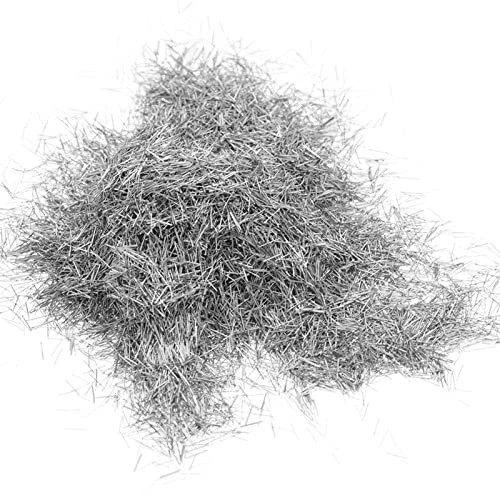 Fdit Pacchetto di Pacchetto Ad Ago per Lucidatura in Acciaio Inossidabile - Strumento di Gioielleria Residenziale per Bicchiere - Attratto da Magneti 100 G D'argento (0,2 mm)