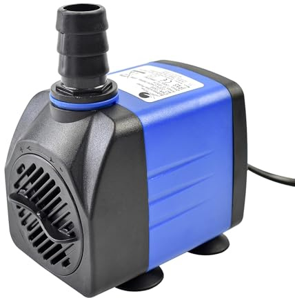 CHANCS Dränkbar pump 25 W 396 GPH AC 220 V fontänpump för externa fontäner