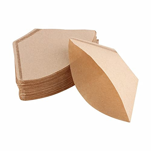 CENPEK Lot de 200 filtres à café, 102 cônes en papier pour cafetière/cônes à égoutter (2 à 4 tasses)