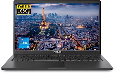 ASUS 2023 Nuovo Vivobook 15,6 pollici FHD Screen Laptop, Intel Core i5-1135G7 (Beats i7-1065G7), 36GB RAM, 1TB SSD, Webcam, Wi-Fi, HDMI, Windows 11 Home, accessori KKE