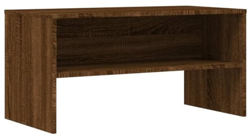 vidaXL Mobile Porta TV Rovere Marrone 80x40x40 cm in Legno Multistrato