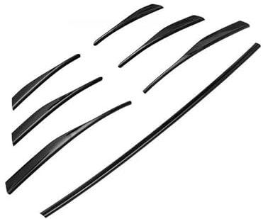 Für VW Für Golf 8 MK8 Pro 2021 2022 Aufkleber-Karosserie-Kits Auto-Stoßstangen-Frontgrill-Auspuff-Dekorstreifen 7-tlg.