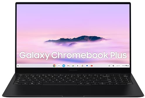 Samsung Galaxy Chromebook Plus, IA Gemini, 15.6, i5, Mémoire 8 Go RAM, Stockage 256 Go SSD, Touche Insertion Rapide, Bleu Nuit